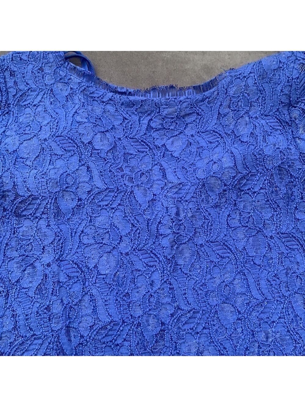 Saks Fifth Avenue Red Label Lace Dress Purple Small NWT - Picture 2 of 6